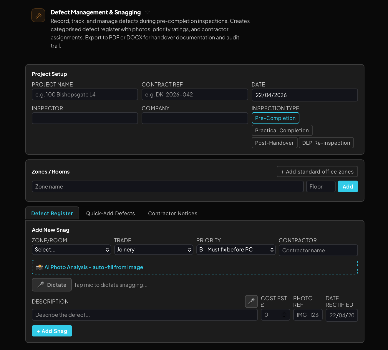 MEP Manager